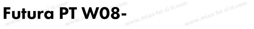 Futura PT W08字体转换